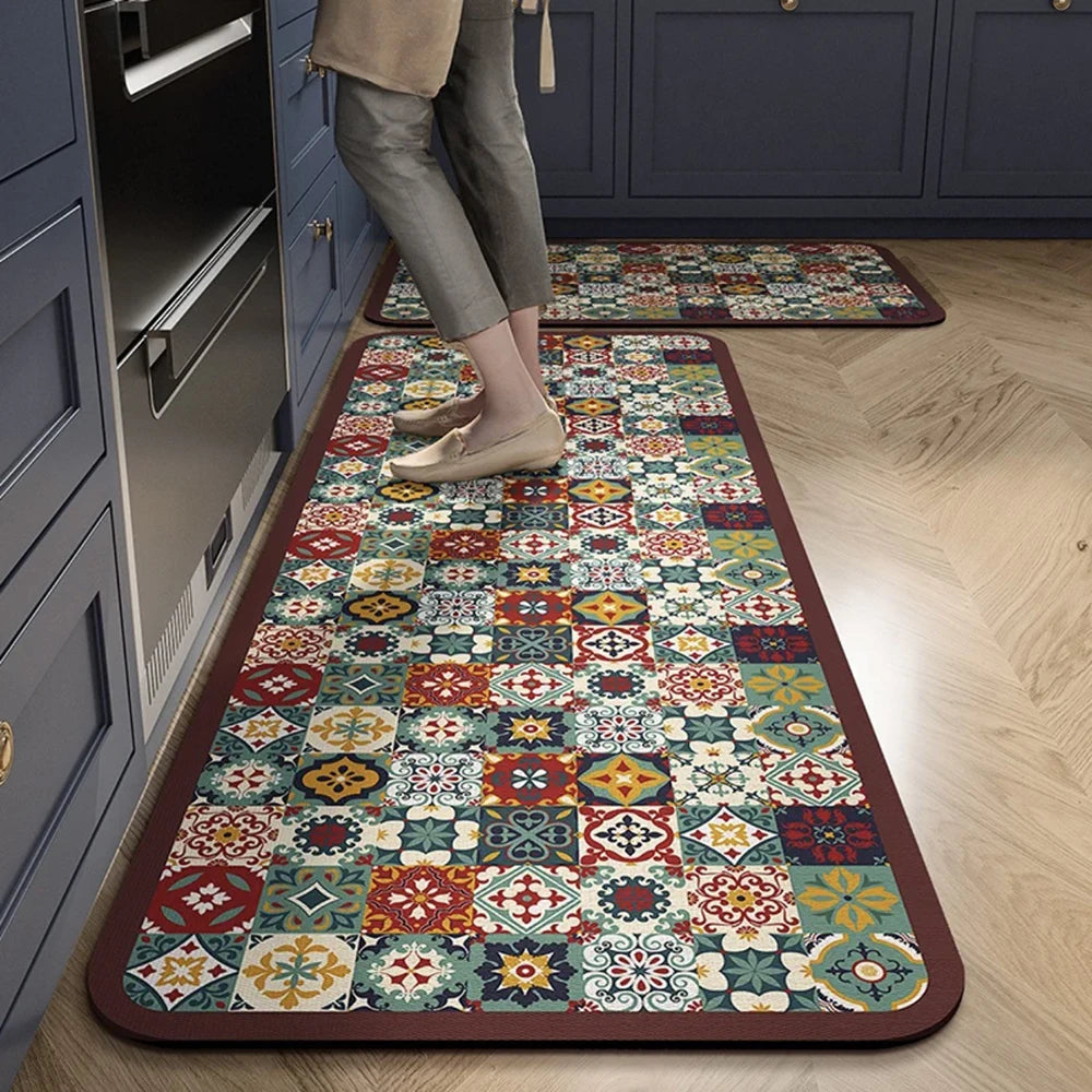 rectangulaire tapis de cuisine