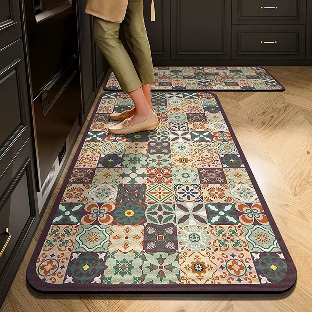 rectangulaire tapis de cuisine