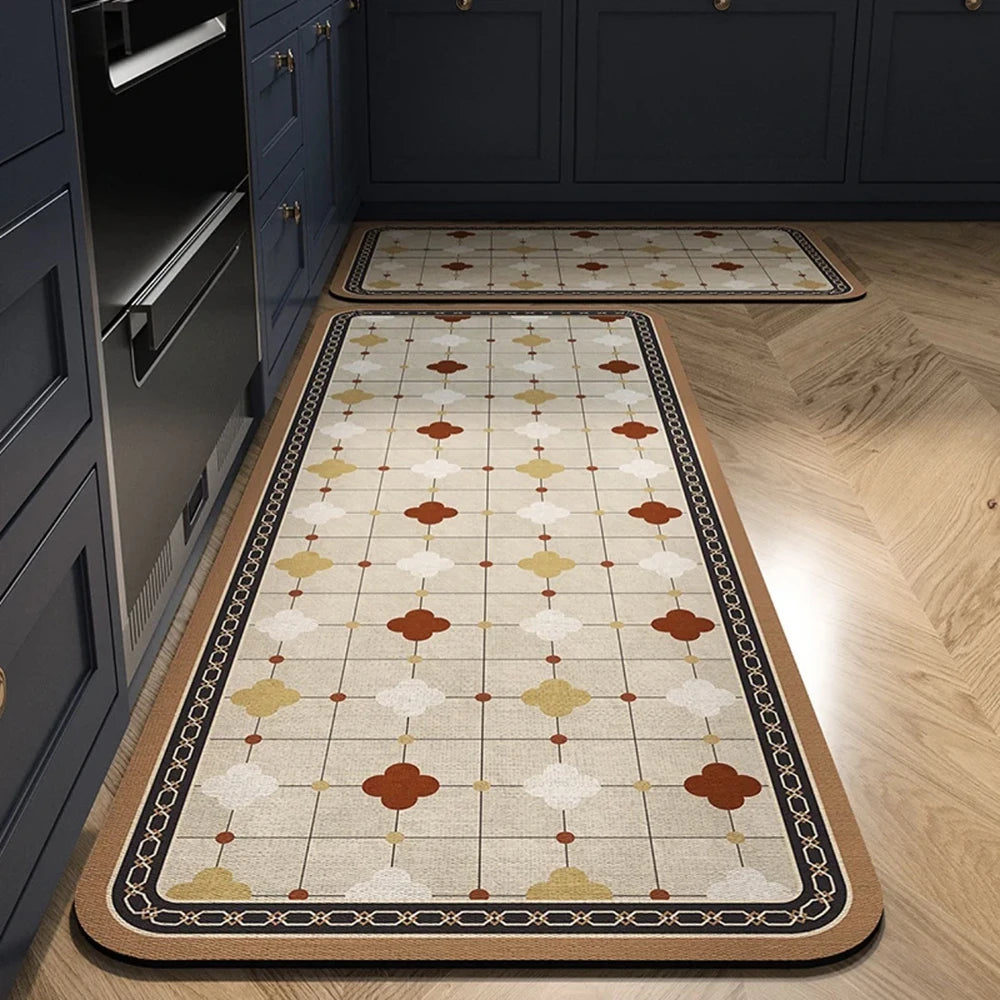 rectangulaire tapis de cuisine