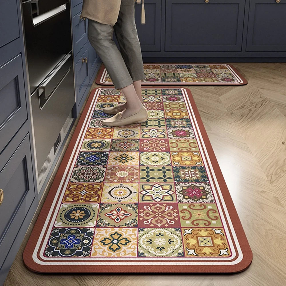rectangulaire tapis de cuisine